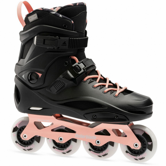 Patines Rollerblade RB Pro X negro rosa mujer