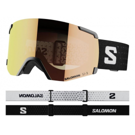 2024 Salomon S/view Gafas De Esquí / Snowboard - Negro / Rojo